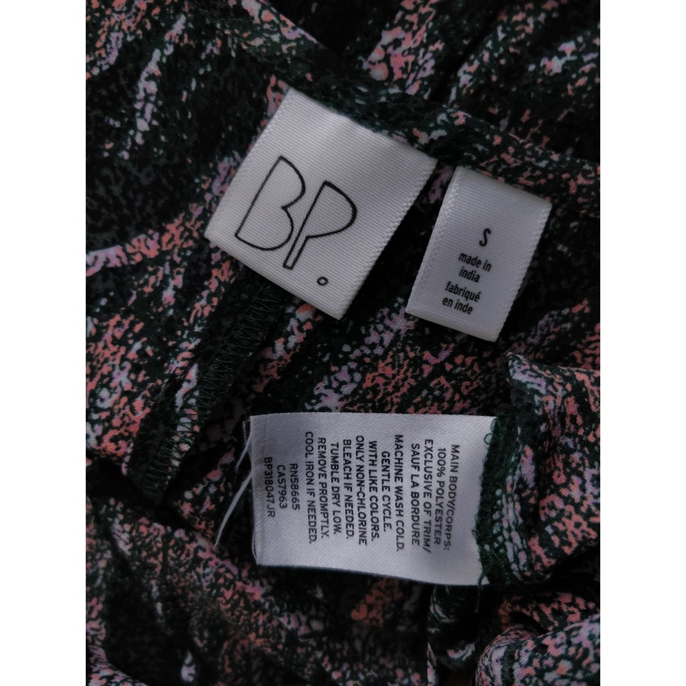 3/$20 BP. Purple Geometric Print Boho Pink Green Tank Top Tunic Dress Size S - Picture 10 of 10